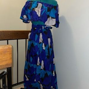 African print set wrap skirt set ankara s m l